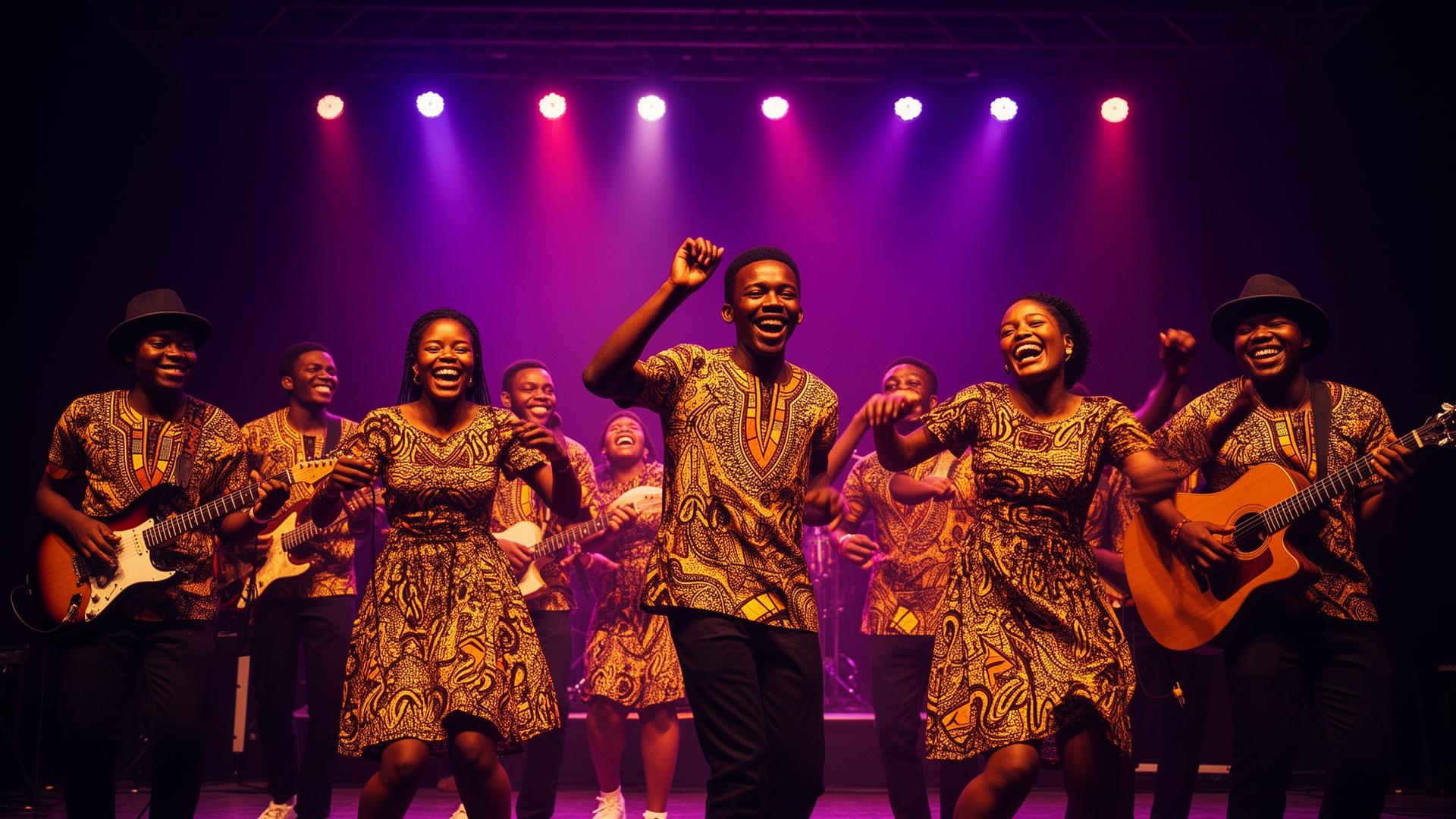 Young South African creatives performing